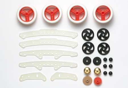 Tamiya 94804 - JR FRP Reinforcement Set - SuperII Chassis Natural Color