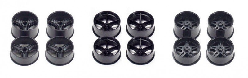 Tamiya 95244 - Carbon Large Diameter Wheels (12pcs)