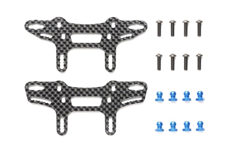 Tamiya 47521 - XM-01 Carbon Damper Stays Set