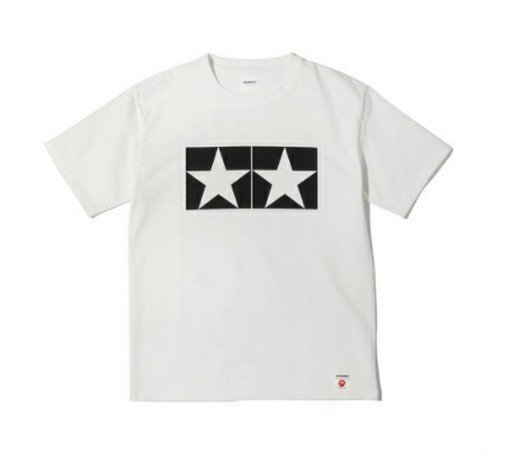 Tamiya 67330 - White M Size Jun Watanabe x Tamiya T-Shirt (JAPAN MADE PREMIUM)