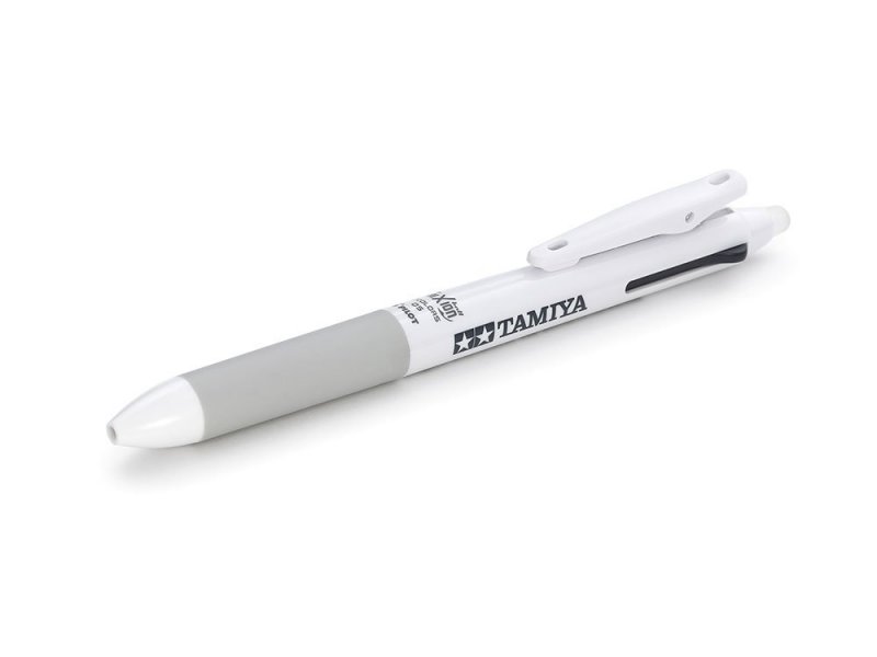 Tamiya 67494 - Tamiya 2-Color friction Ballpoint Pen (White)