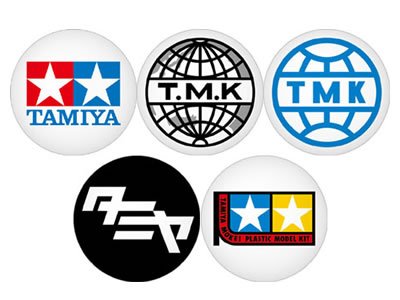 Tamiya 9966939 - Logo Badge set (5pcs)