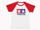 Tamiya 66730 - Raglan Tamiya T-Shirt Short-sleeve/Red/Large