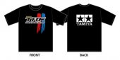 Tamiya 67245 - Tamiya Racing Factory Stripe (TRF) Logo T-Shirt A Type (Black) - M Size