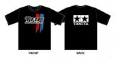 Tamiya 67294 - (Black,M Size) Tamiya Racing Factory TRF Stripe Logo Quick-Drying T-Shirt A Type