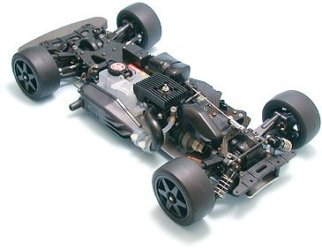 TGR 1/8 シャーシキット TAMIYA FS-15RBエンジン付き