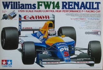 TAMIYA タミヤ　1/10 R/C CAR ウィリアムズFW14 ボディ Amazon.com: Tamiya Williams FW14B Renault : Arts, Crafts
