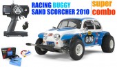Tamiya 58452Combo - RC Sand Scorcher (2010) - 2WD Off-Road Racer Full Operation Set