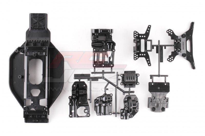 Aileron (wing) Tamiya Pour Buggy Racing - Compatible Châssis TRF501X/DB01/DF03 - Réf. 53984 - Couleur Impact Foncé - Neuf
