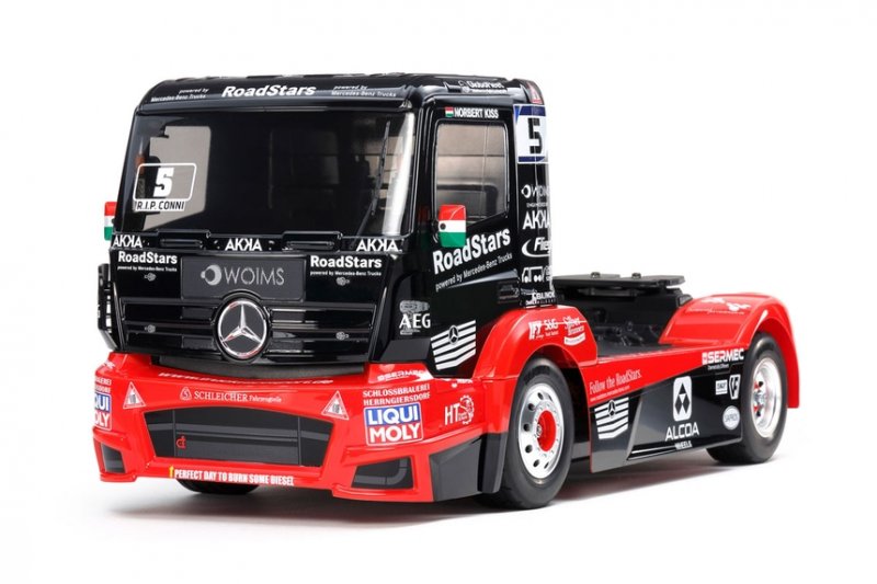 Tamiya 58683-60A - 1/14 Tankpool24 Racing Mercedes-Benz Actros MP4 MB Motorsport Race Truck (TT-01E Chassis) (w/o ESC)
