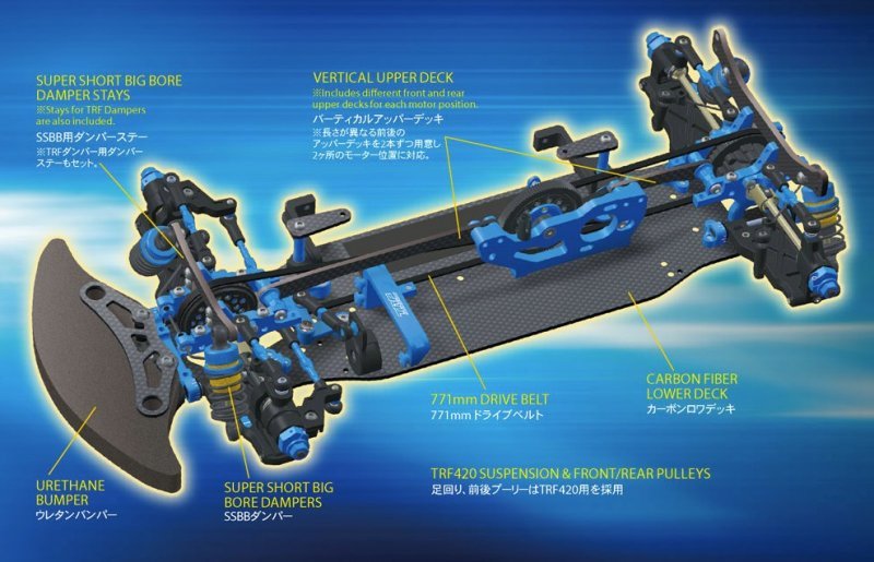 Tamiya 42364 TA07 MSX 1/10 Chassis Kit