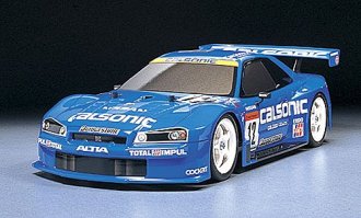 Calsonic Skyline GT-R 1/10 ラジコンフルセット Yahoo!オークション - 【近】当時物 TAMIYA 1/10「CALSONIC