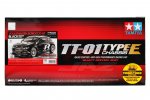 Tamiya 47452 - 1/10 Volkswagen Scirocco GT (Black Painted Body) (TT-01E Chassis)