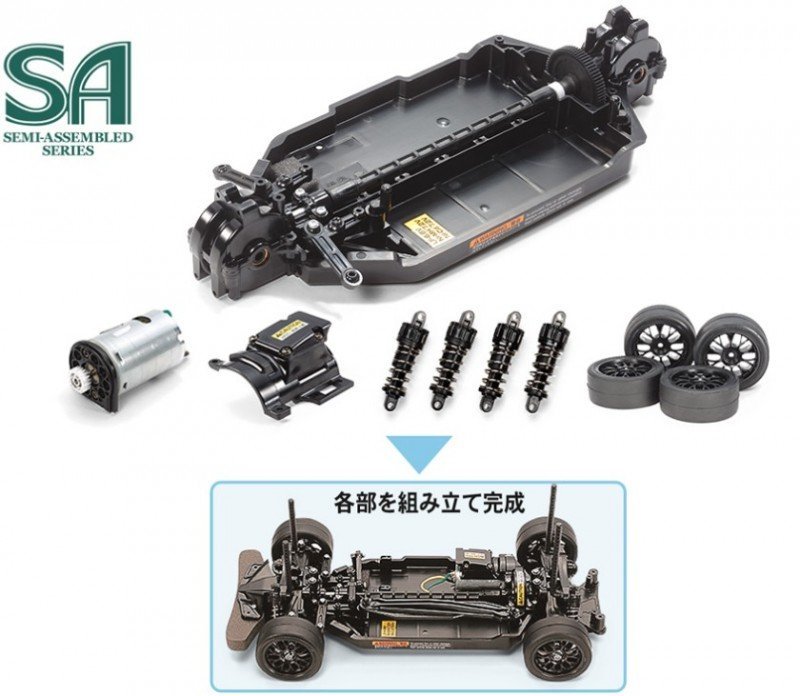 Tamiya 57986 - First Try RC Kit (On-Road TT-02 Chassis) Semi-Assembled