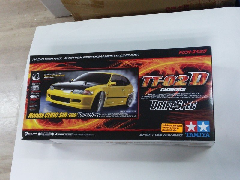 1/10RC Honda シビックSiR （EG6） （TT-02Dシャーシ） RCC Honda シビック SiR (EG6) (TT-02Dシャーシ) ドリフト