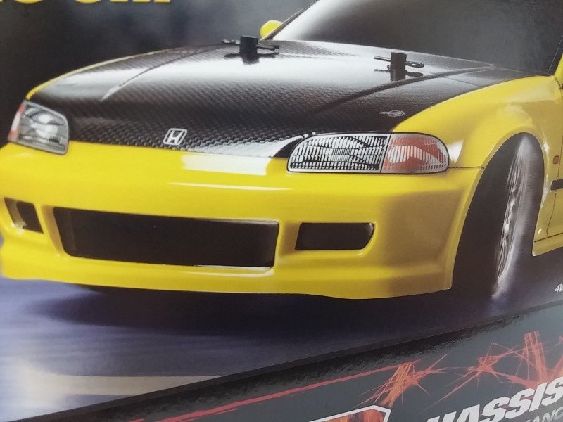 Tamiya 58637 TT-02D 1/10 Honda Civic SiR EG6 Drift Kit
