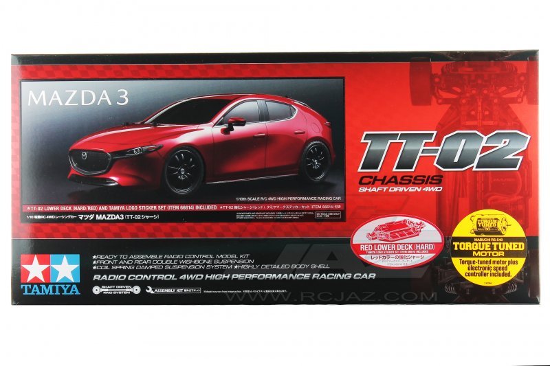 Tamiya 58671 - Mazda3 TT-02 Touring Car Kit