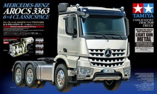 Tamiya 56359 - 1/14 Mercedes-Benz Arocs 3363 6x4 RC Truck Light