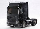 Tamiya 56342COMBO - 1/14 Mercedes-Benz Actros 1851 Gigaspace Black Version  Truck Full Operation Kit Super Combo 56342