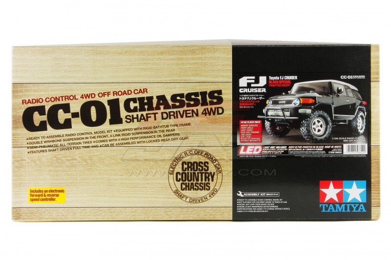 Tamiya 58620 - 1/10 Toyota FJ Cruiser Black Special (CC-01 Chassis)