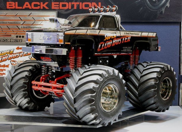 Tamiya 1/10 Super Clod Buster 4WD Kit Limited Edition, Black