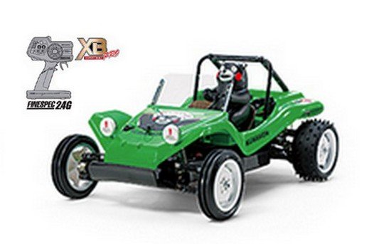 Tamiya 57886 - 1/10 XB Buggy Kumamon Version (DT-02 Chassis) Green Edition