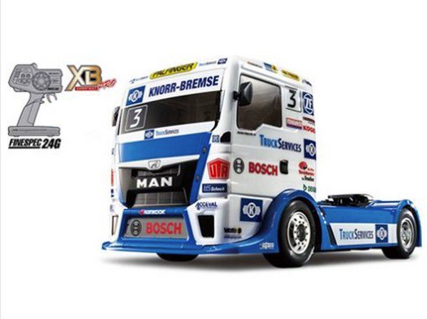 Tamiya 57904 - XB Team Hahn Racing MAN TGS (TT-01Type-E) RTR Ready to Run