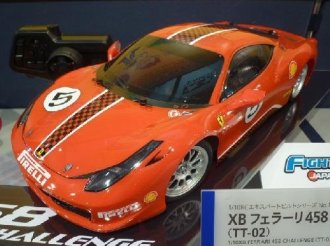 Tamiya 57855 - 1/10 RC RTR Ferrari 458 Challenge TT-02 Set