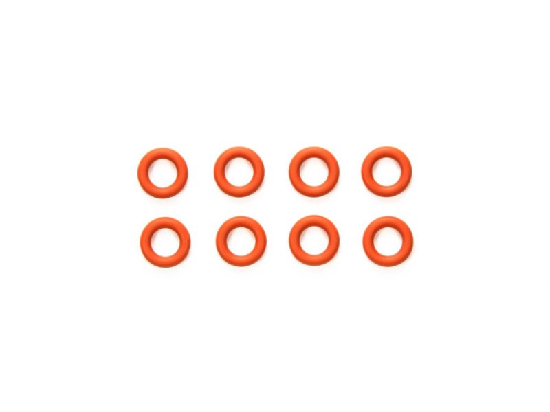 Tamiya 42259 - RC 5mm Gear Differential O-Rings (Red/8pcs.)