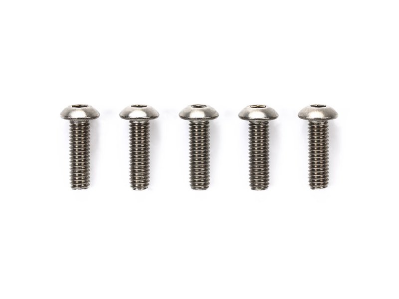 Tamiya 53530 - 3x10mm Titanium Hex Socket Screw (5pcs) OP-530