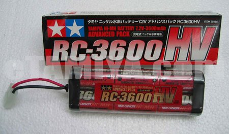 Tamiya 55088 - 7.2V Ni-MH Battery Advanced Pack RC-3600HV