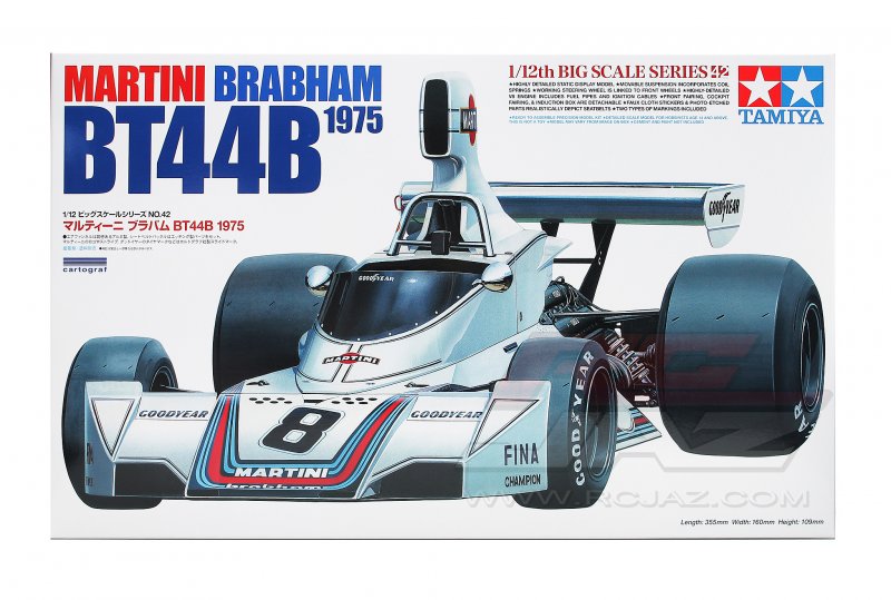 Tamiya 12042 - 1/12 Martini Brabham BT44B 1975 - w/Photo Etched Parts