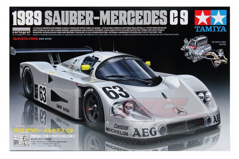 Tamiya 24359 - 1/24 1989 Sauber-Mercedes C9