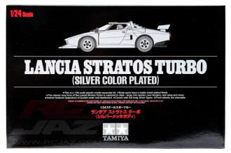 Tamiya #25418 - 1/24 Lancia Stratos Turbo (Silver Color Plated)