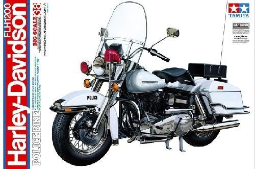 激レア　未組立ハーレーダビッドソン 1/6 FLH1200 Police Tamiya 16038 - 1/6 Scale Harley-Davidson FLH 1200 Police