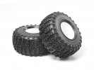 Tamiya 54117 - RC CR01 Cliff Crawler Tires - 2pcs - For CR-01 Chassis