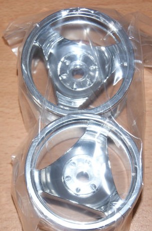 Tamiya 9804559 - Dyna Blaster Front Wheels (2pcs.) for 58522 Street Rover