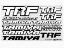 Tamiya 53504 - TRF Sticker B (Blue/White) OP-504