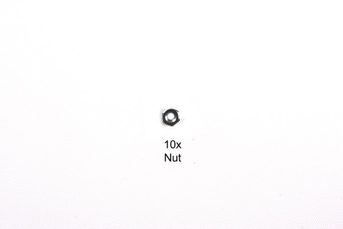 Tamiya 9808244 3Mm Nut: 58431