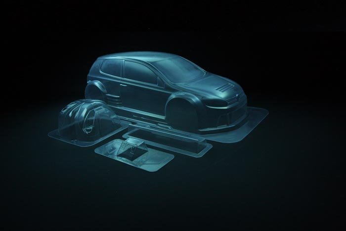 Tamiya 51497 - 1/10 Volkswagen Golf 24 RC Body Set