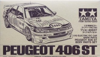 タミヤ 1/10 プジョー406 ST ボディーパーツセット Tamiya 50780 - 1/10 Scale Peugeot 406 ST RC Body Kit