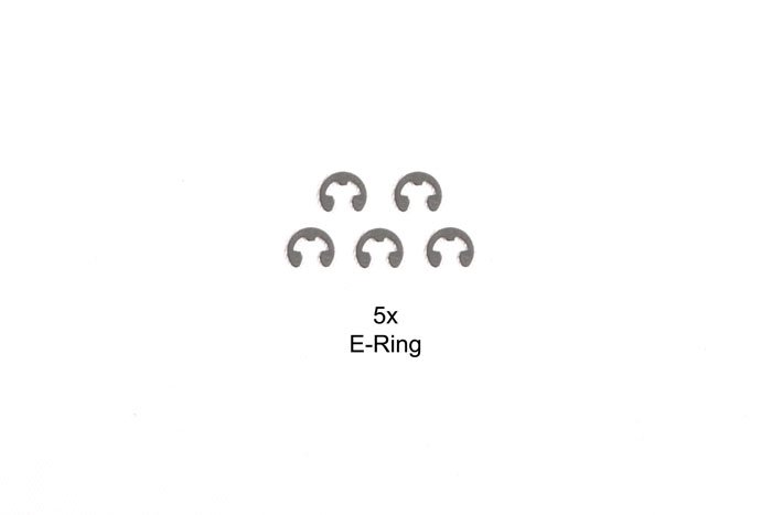 Tamiya 9805781 - 2.5Mm E-Ring (Black): 58274