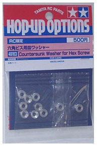 Tamiya 49163 - Countersunk Washer for Hex Screw