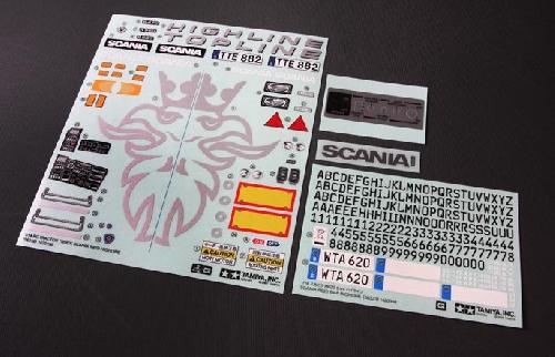 Tamiya 9495581 - Sticker set for 56323 Scania