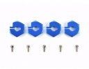 Tamiya 42352 - Clamp Type Aluminum Narrow Tread Wheel Hubs (4 Pcs.)