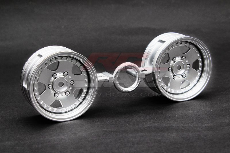 Tamiya 0445516 - 1/10 CC-01 Jeep/Mitsubishi Pajero/Landfeeder Wheels (26mm,2pcs)TA02