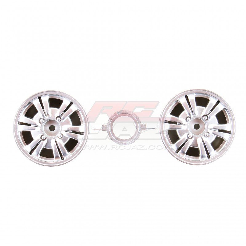 Tamiya 0445596 - CC01 Wheels (26mm,2pcs) for 58616/58178/Volkswagen Amarok/Honda CR-V - 10445596