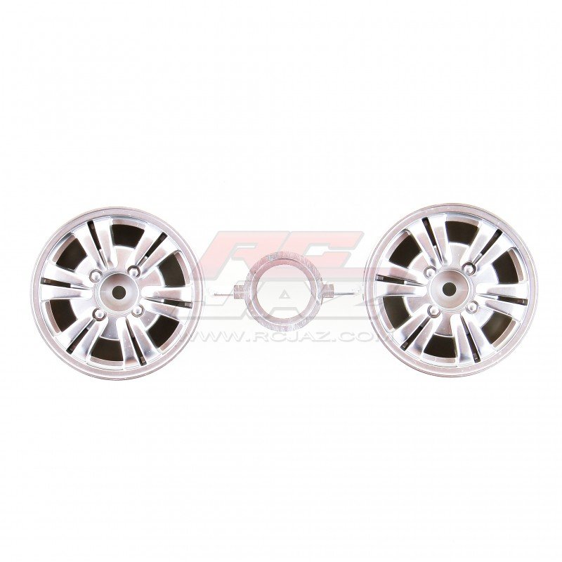 Tamiya 0445596 - CC01 Wheels (26mm,2pcs) for 58616/58178/Volkswagen Amarok/Honda CR-V - 10445596