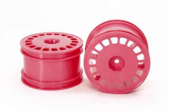 62//35 Tamiya 47399 RC Off Road Large Dish Rear Pink Wheels DF03//DT02//DT03//TT02B