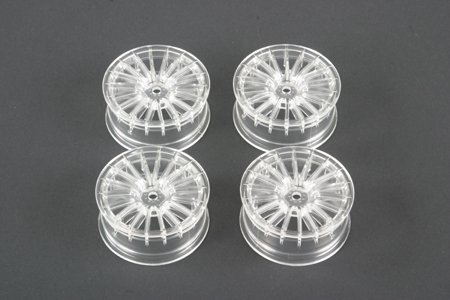 Tamiya 49411 - M-Narrow 18-Spoke Wheels 0(Clear)